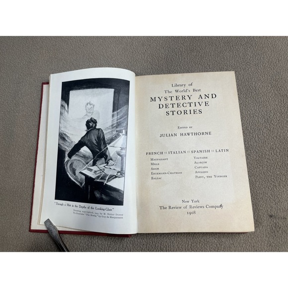 Library of the Worlds Best Mystery and Detective Stories Julian Hawthorne 1908 - Picture 7 of 7